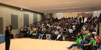 Escola secundária do Bombarral recebeu a judoca Telma Monteiro