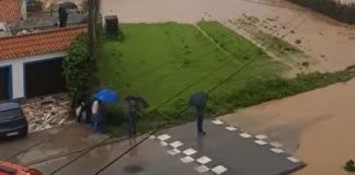 Mau Tempo: 840 ocorrências registadas hoje em Portugal continental até às 18:10
