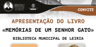 Leiria: Isabel Agostinho-Diniz apresenta “Memórias de um Senhor Gato”