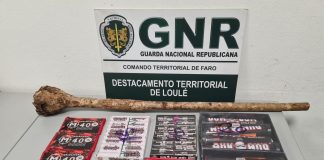 Faro: GNR detém homem por posse de arma proibida e apreendidos engenhos pirotécnicos