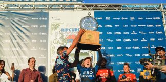 Surfista norte-americana Caitlin Simmers estreia-se a vencer na elite em Peniche