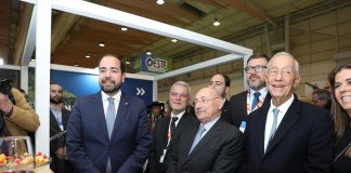 Presidente da República na sessão de inauguração oficial do stand de Santarém na BTL