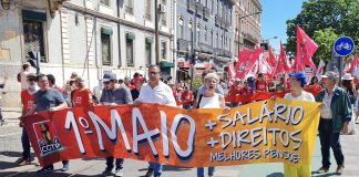 1.º Maio: CGTP defende aumento imediato de 10% nos salários com mínimo de 100 euros
