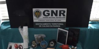 GNR detém 11 pessoas por tráfico e apreende 1.350 doses de droga em Óbidos e Peniche