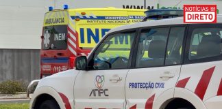 Colisão com três viaturas faz um morto e corta Estrada Nacional 113 em Leiria