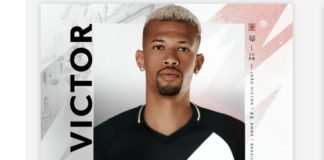Vasco da Gama anuncia contratação do defesa João Victor ao Benfica