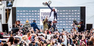 Surfista Lucas Chianca aponta ao recorde mundial da maior onda na Nazaré