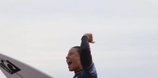 “Estou muito feliz por representar as surfistas europeias” – Johanne Defay