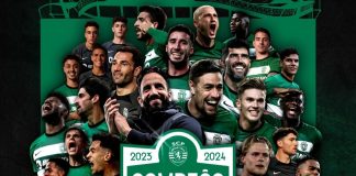 Sporting campeão: Nem a chuva arrefeceu festa em Leiria pelo 20.º título dos ‘leões’
