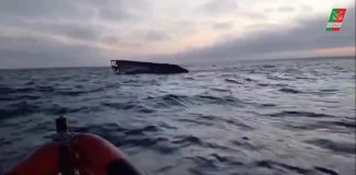 Três pessoas ainda desaparecidas após naufrágio de barco na zona de Leiria