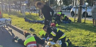 Três ciclistas atropelados na Marginal no sentido Carcavelos-Lisboa