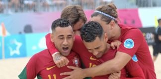 Portugal vence Paraguai na estreia no Mundial de futebol de praia