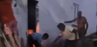 GNR salva cão acorrentado de incêndio em casa no Alentejo