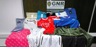 Nazaré: Apreensão de material contrafeito no valor de 3 444 euros