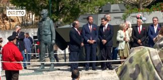 Forças Armadas recebem António José Seguro em Santarém em cerimónia simbólica