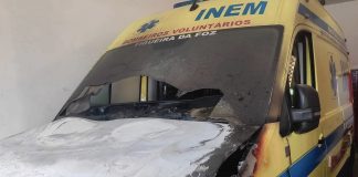 Bombeiros Voluntários da Figueira da Foz perdem ambulância