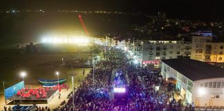 A Nazaré voltou a sair à rua em modo Carnaval