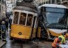 Colisão entre elétrico e autocarro deixa três feridos na Estrela, em Lisboa