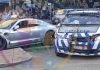 Colisão entre Porsche e viatura da PSP condiciona metro em Matosinhos
