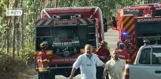 Incêndio em Salir do Porto provoca ferimentos em três bombeiros